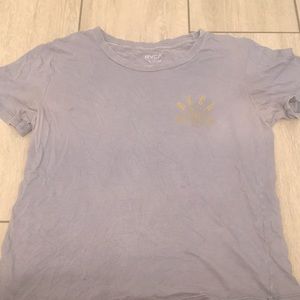 light blue w/yellow RVCA bran, small in girls